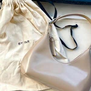 BY FAR Baby Amber Semi Patent Leather Bag